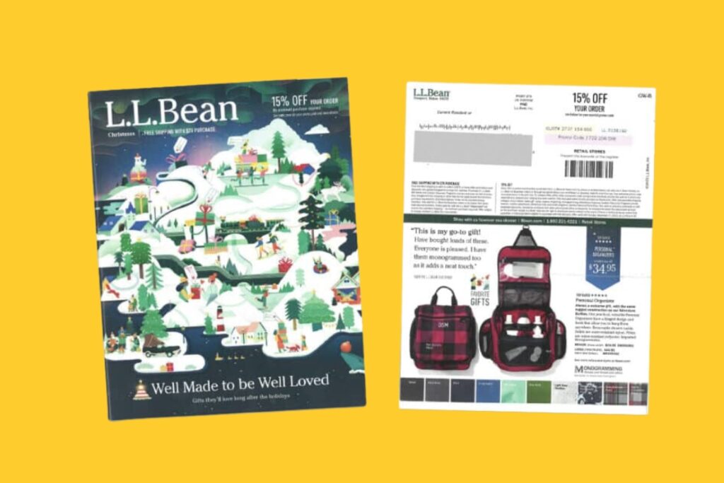 L.L.Bean Direct Mail Print